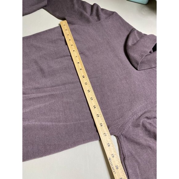 Marks & Spencer Purple Turtleneck Long Sleeve Sweater Knit UK 8 Women size US 4 - Picture 4 of 13